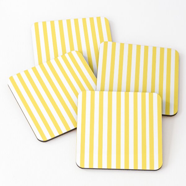 Item preview, vertical striped pattern yellow and white summer aesthetic  designed and sold by rovan-hamdy.