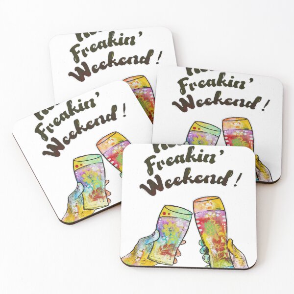 Item preview, Cheers - Hello Freakin Weekend designed and sold by ALI-Merch.