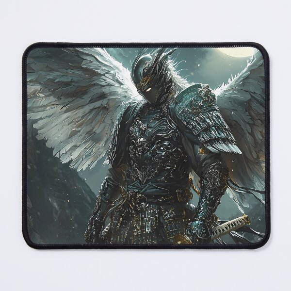 Item preview, Samurai Angel | Mythical Warrior with Wings | Epic Fantasy Art designed and sold by AP_1979.