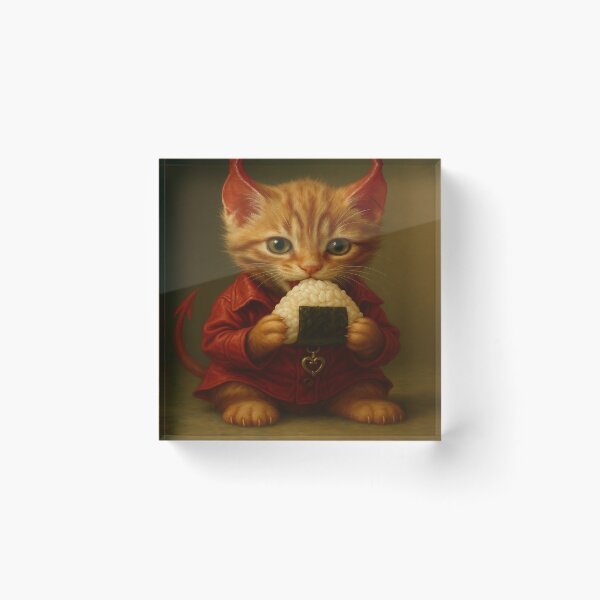 Item preview, Cat and rice ball designed and sold by PPONJAPAN.