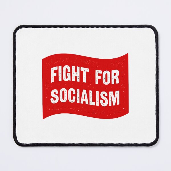 Item preview, Fight For Socialism Red Flag designed and sold by Eat the Rich.