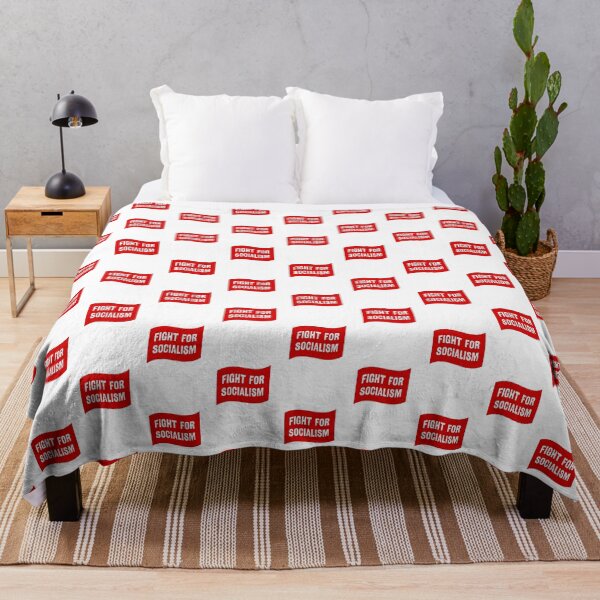 Item preview, Fight For Socialism Red Flag designed and sold by Eat the Rich.