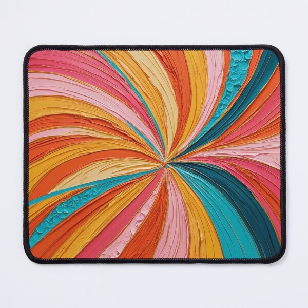 Item preview, Tropical Sunburst Energy — Vibrant Abstract Wall Art designed and sold by Harmonic_Layers.
