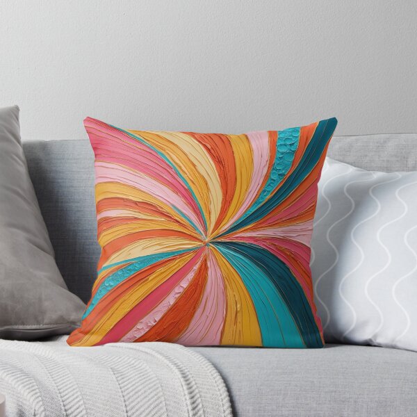 Item preview, Tropical Sunburst Energy — Vibrant Abstract Wall Art designed and sold by Harmonic_Layers.