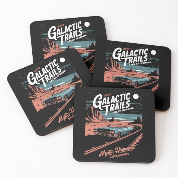 Item preview, Galactic Trails Classic Cars And Night Ride Vibe designed and sold by GesparHouse.