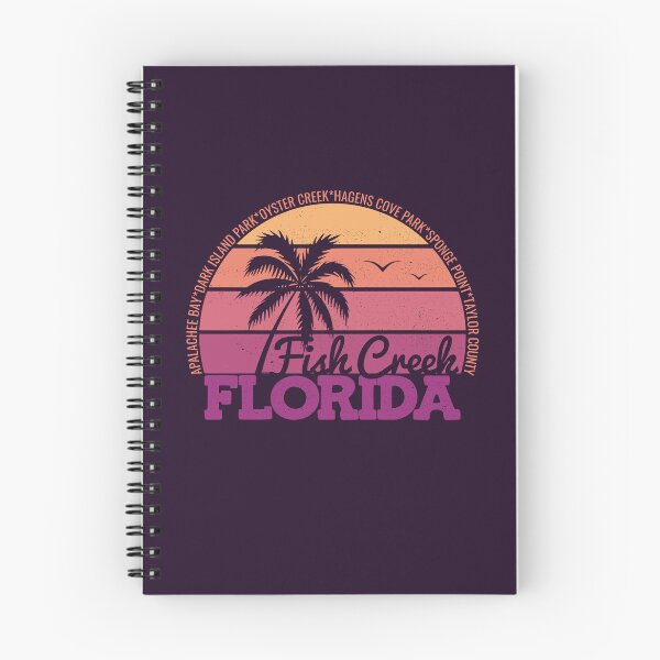Item preview, Fish Creek Florida Retro Sunset Local Pride Logo designed and sold by CRHPOD20.