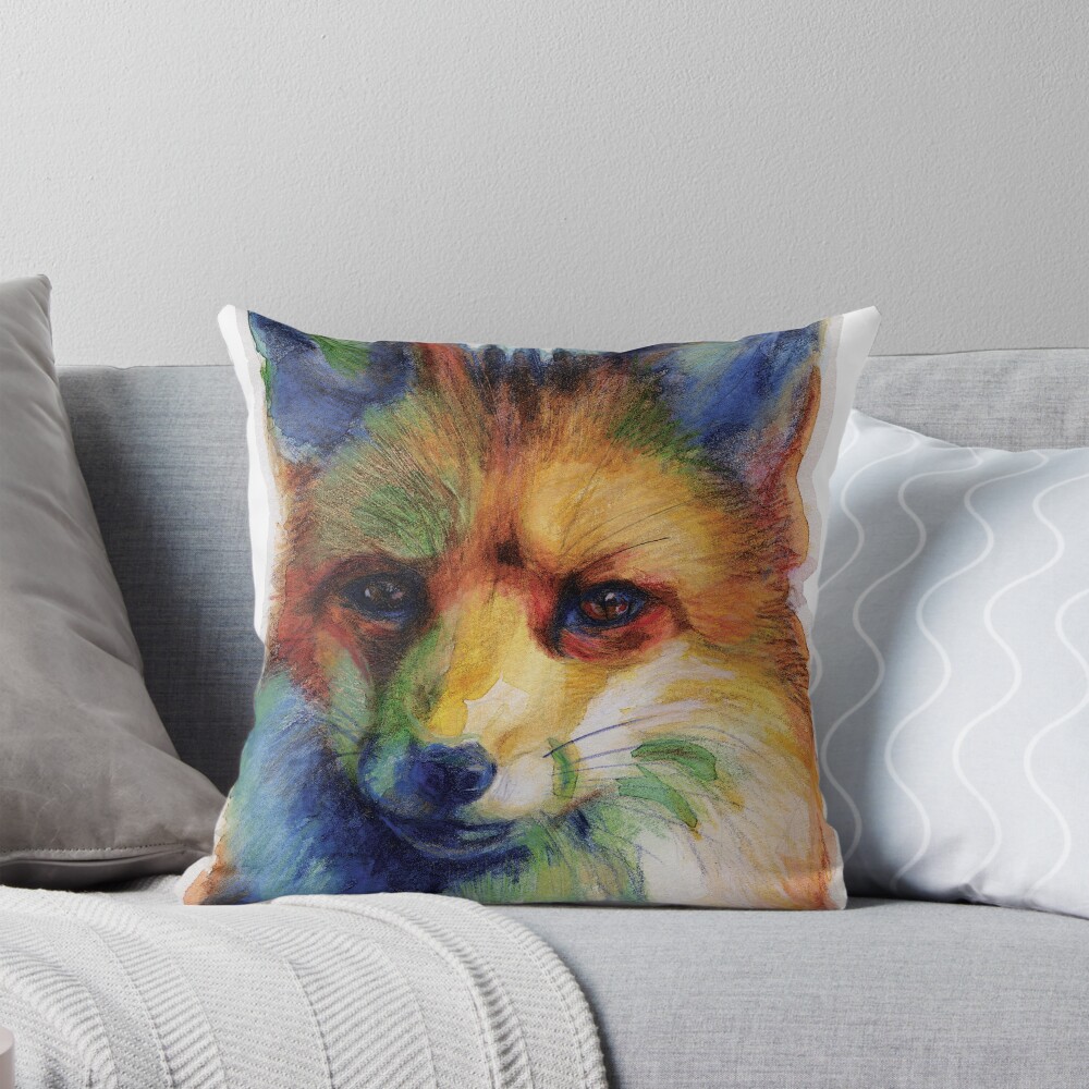 Item preview, Throw Pillow designed and sold by maitesanchezart.