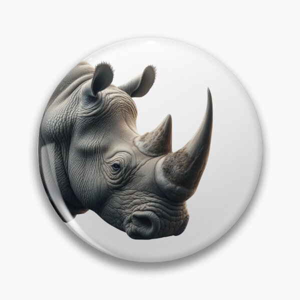 Item preview, RHINOCEROS HEAD (WHITE) designed and sold by Marlon Oseguera.