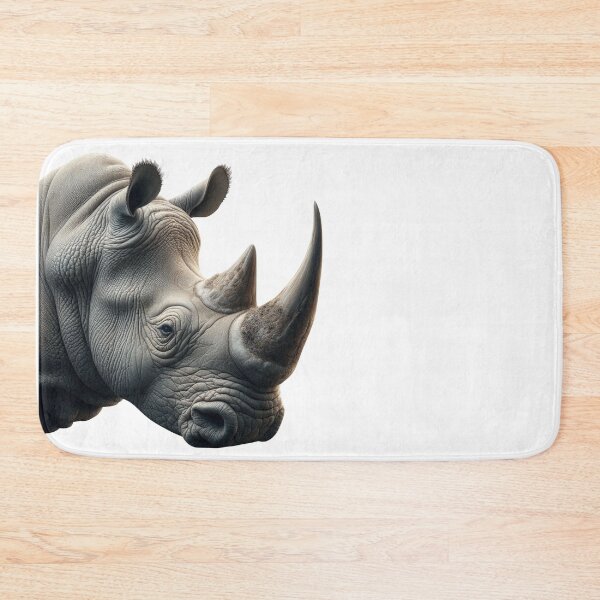 Item preview, RHINOCEROS HEAD (WHITE) designed and sold by Marlon Oseguera.
