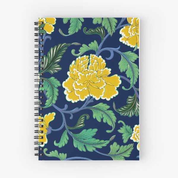 Item preview, Owen Jones Chinese Ornamental Pattern Yellow Camelia and Leaves designed and sold by Pixelchicken.