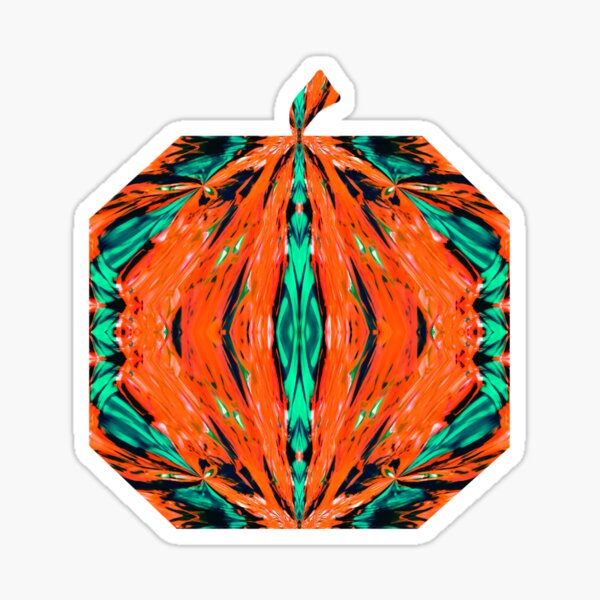 Item preview, Pumpkin Illusion 1 (Digital Mirror Pattern) designed and sold by Vision Illustrated.
