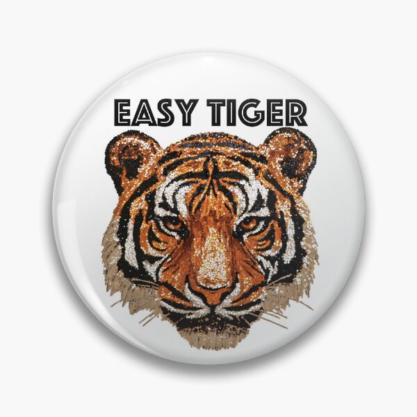 Item preview, Easy Tiger Faux Sequin  designed and sold by ColorFlowArt.