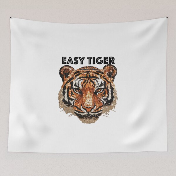 Item preview, Easy Tiger Faux Sequin  designed and sold by ColorFlowArt.