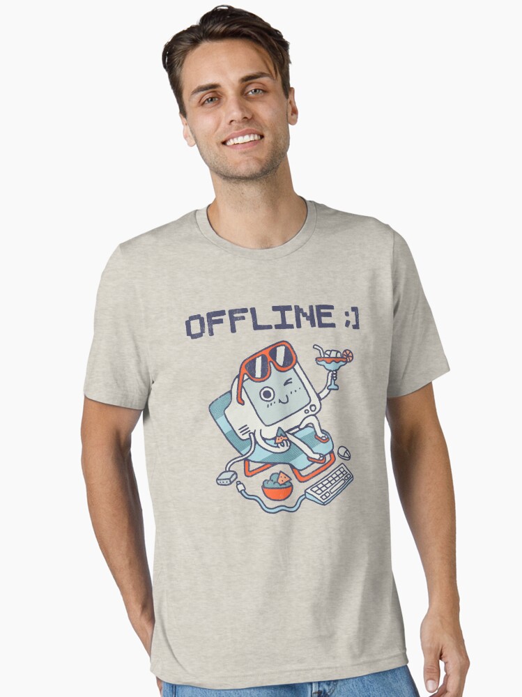 Thumbnail 1 of 7, Essential T-Shirt, Offline designed and sold by ppmid.