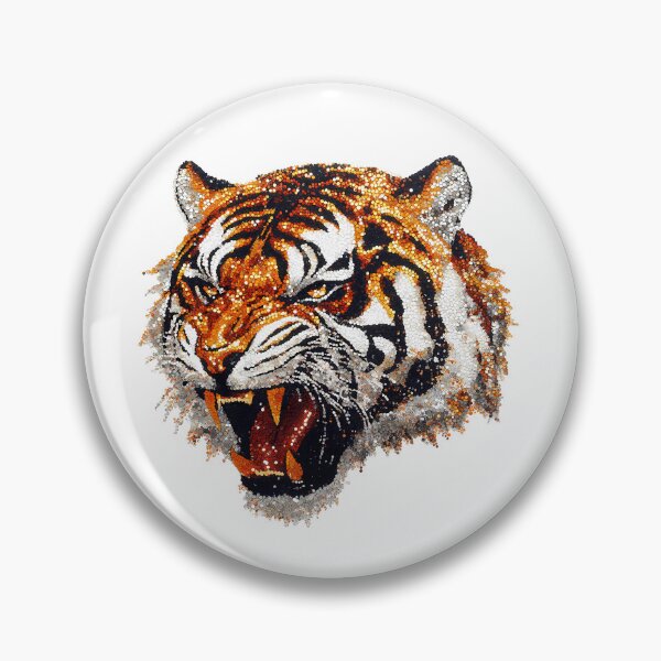 Item preview,  Tiger Faux Sequin  designed and sold by ColorFlowArt.