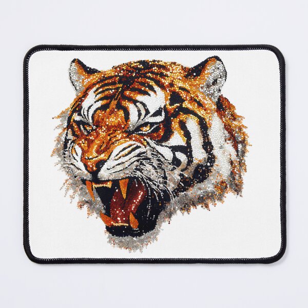 Item preview,  Tiger Faux Sequin  designed and sold by ColorFlowArt.