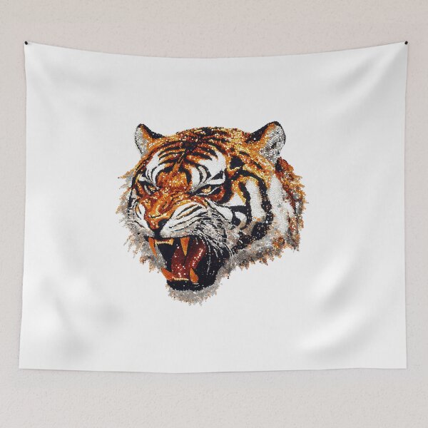 Item preview,  Tiger Faux Sequin  designed and sold by ColorFlowArt.