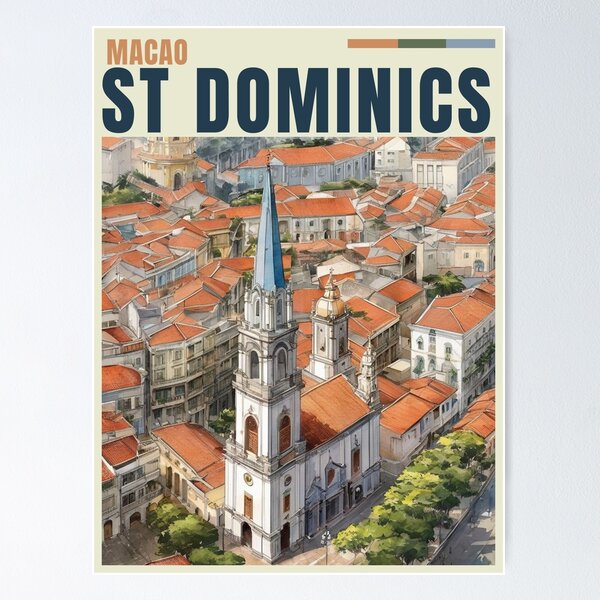 Item preview, Macau St Dominics designed and sold by RetroTraveler.