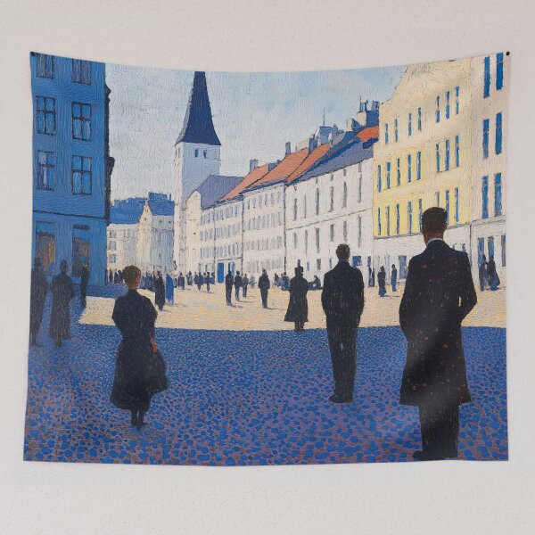Item preview, Gerhard Schroder | Post-impressionist painting style designed and sold by ComicsFactory.