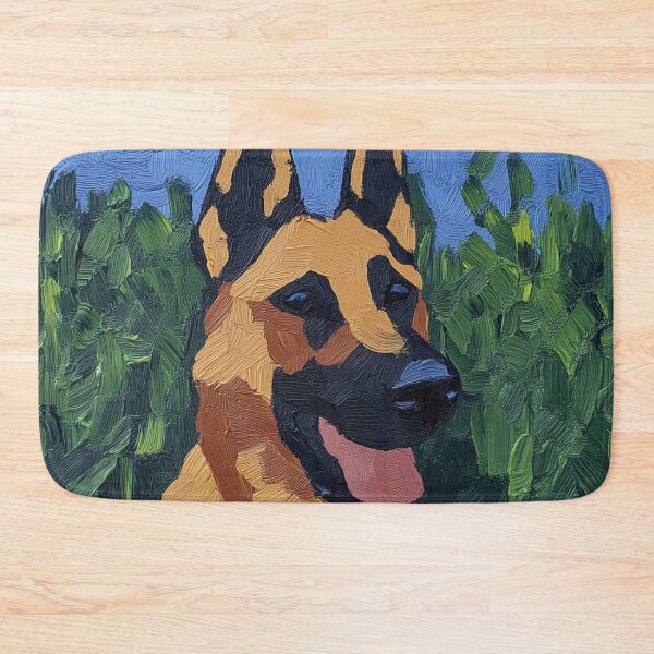Item preview, German Shepherd | Post-impressionist painting style designed and sold by ComicsFactory.
