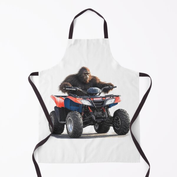 Item preview, Big Foot, Sasquatch Riding a 4 Wheeler ATV ATC designed and sold by BubbaCommerce.