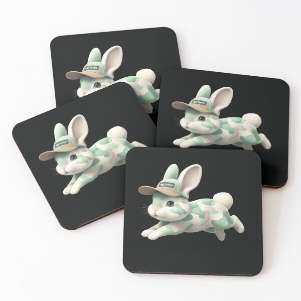 Item preview, Camouflage Egg Hunter – Funny Easter Bunny in Military Gear designed and sold by CRAZY&ART.