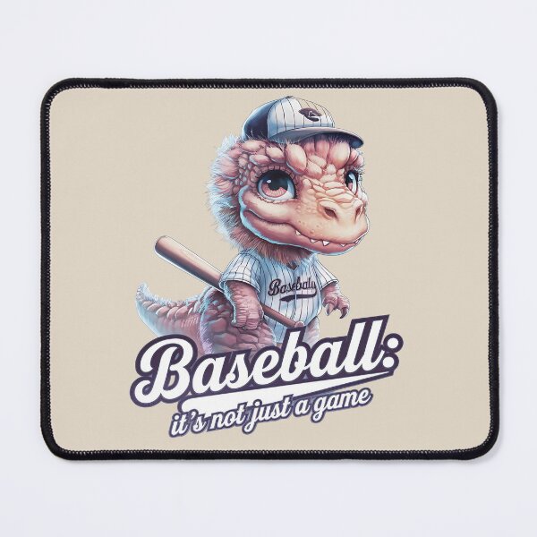 Item preview, Dino baseball - Home run hitter - Born to baseball mascot - In baseball we trust - The superior dreams designed and sold by JansenGS.