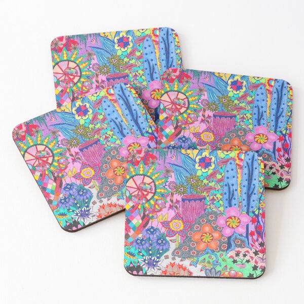 Item preview, Walking Flower Abstract designed and sold by The Rage Garden.