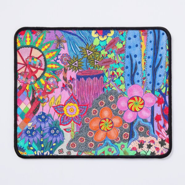 Item preview, Walking Flower Abstract designed and sold by The Rage Garden.