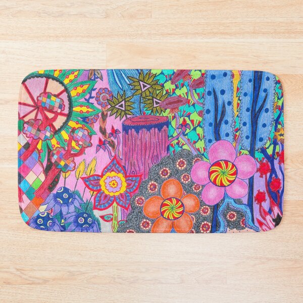 Item preview, Walking Flower Abstract designed and sold by The Rage Garden.