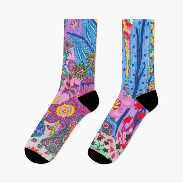 Item preview, Walking Flower Abstract designed and sold by The Rage Garden.