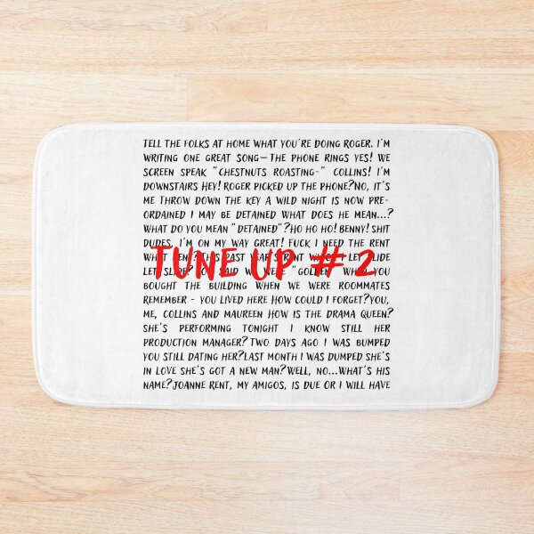 Item preview, Rent lyrics designed and sold by broadwaygirl142.
