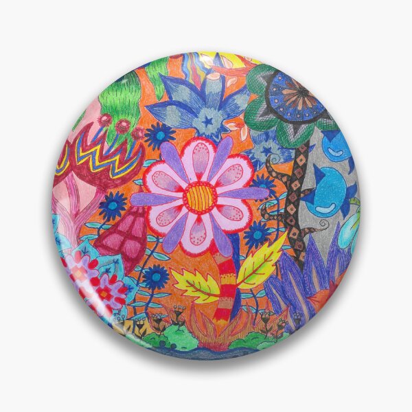 Item preview, Central Flower Abstract designed and sold by The Rage Garden.