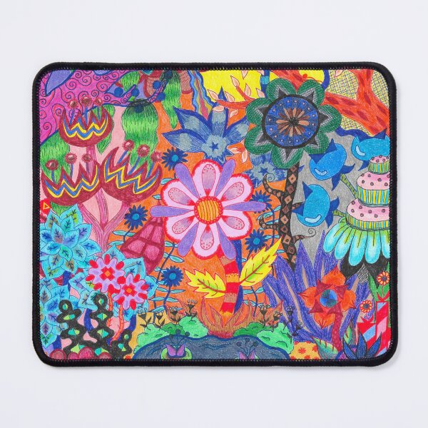 Item preview, Central Flower Abstract designed and sold by The Rage Garden.