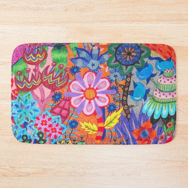 Item preview, Central Flower Abstract designed and sold by The Rage Garden.