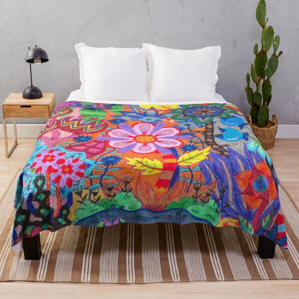 Item preview, Central Flower Abstract designed and sold by The Rage Garden.