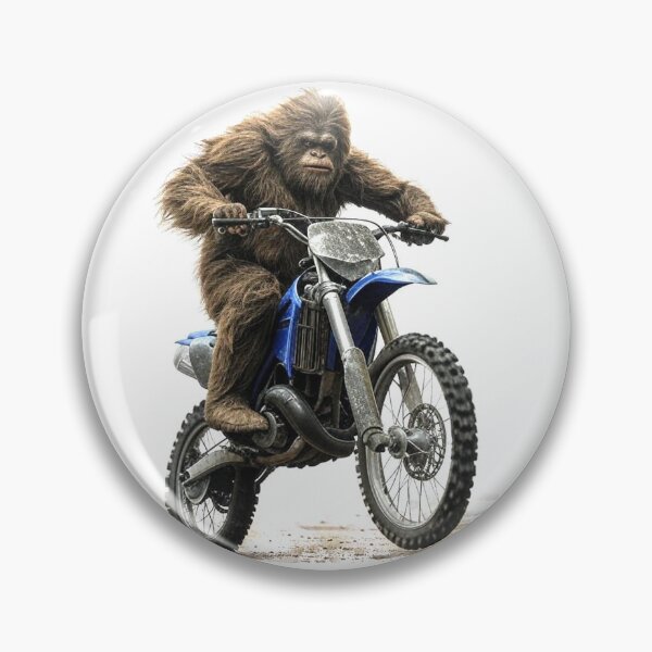 Item preview, Big Foot, Sasquatch Riding a Motocross Motorcycle ATV ATC designed and sold by BubbaCommerce.