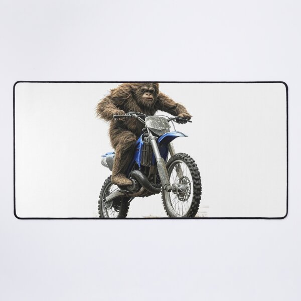 Item preview, Big Foot, Sasquatch Riding a Motocross Motorcycle ATV ATC designed and sold by BubbaCommerce.