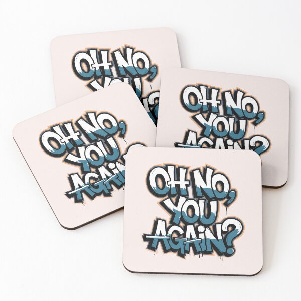 Item preview, Oh No, You Again? – Funny Graffiti Christian Art | Jesus Quote with Attitude designed and sold by  KnitLuv.