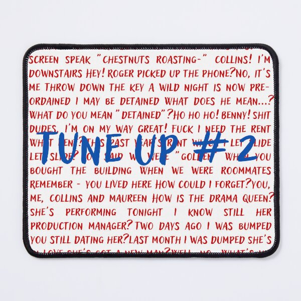 Item preview, Rent lyrics designed and sold by broadwaygirl142.
