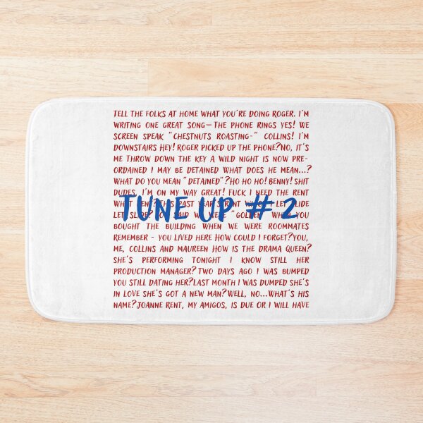 Item preview, Rent lyrics designed and sold by broadwaygirl142.