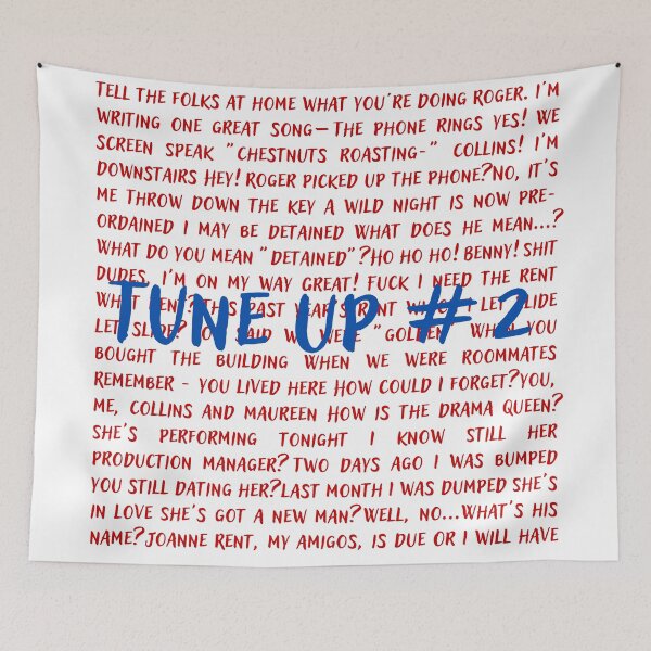 Item preview, Rent lyrics designed and sold by broadwaygirl142.