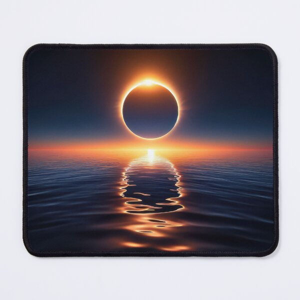 Item preview, Total Solar Eclipse Over Ocean Water designed and sold by Maria Dryfhout.