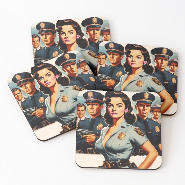 Item preview, Vintage Police Woman designed and sold by PulpVintage.