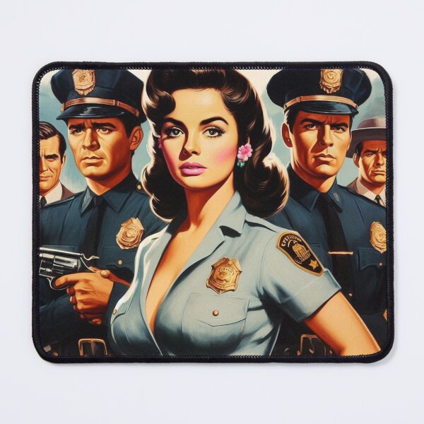 Item preview, Vintage Police Woman designed and sold by PulpVintage.