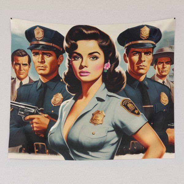 Item preview, Vintage Police Woman designed and sold by PulpVintage.