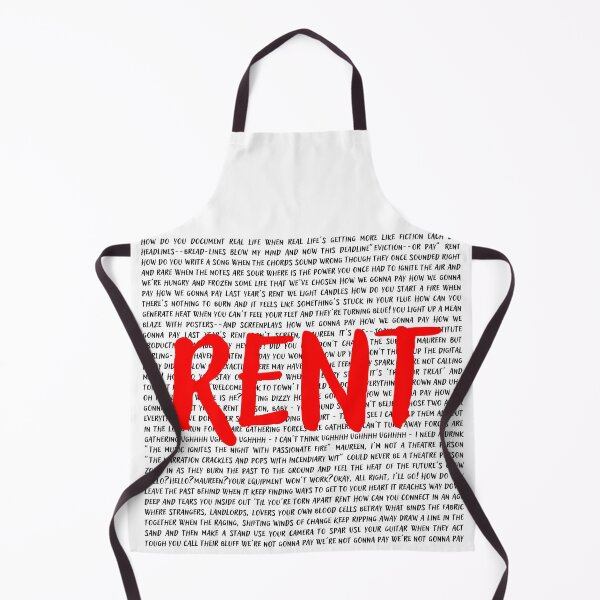 Item preview, Rent lyrics designed and sold by broadwaygirl142.