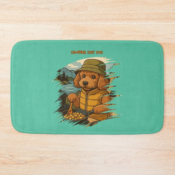 Item preview, Camping Chef Dog T-Shirt – Funny Outdoor Cooking Tee for Dog Lovers designed and sold by VibeVault12.