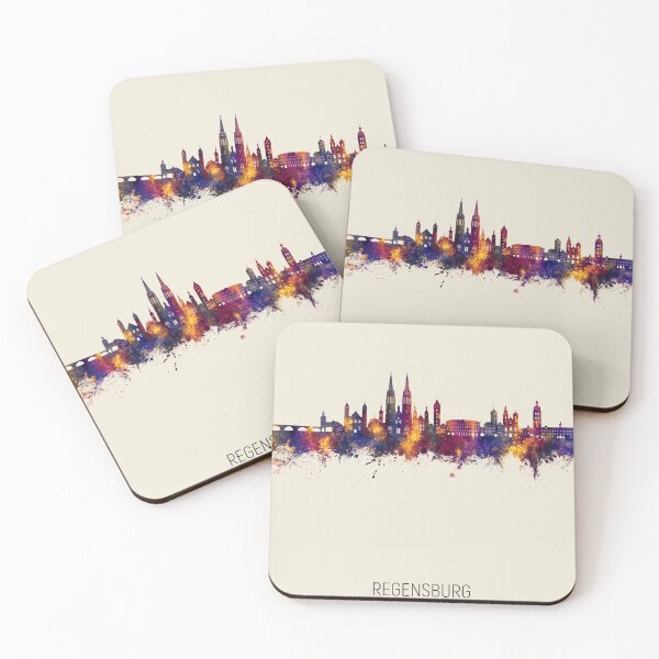 Item preview, Regensburg Germany Skyline designed and sold by ArtPrints.