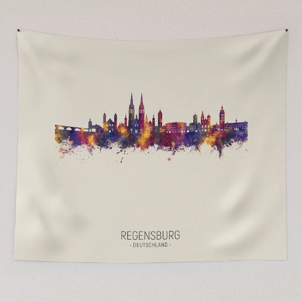 Item preview, Regensburg Germany Skyline designed and sold by ArtPrints.